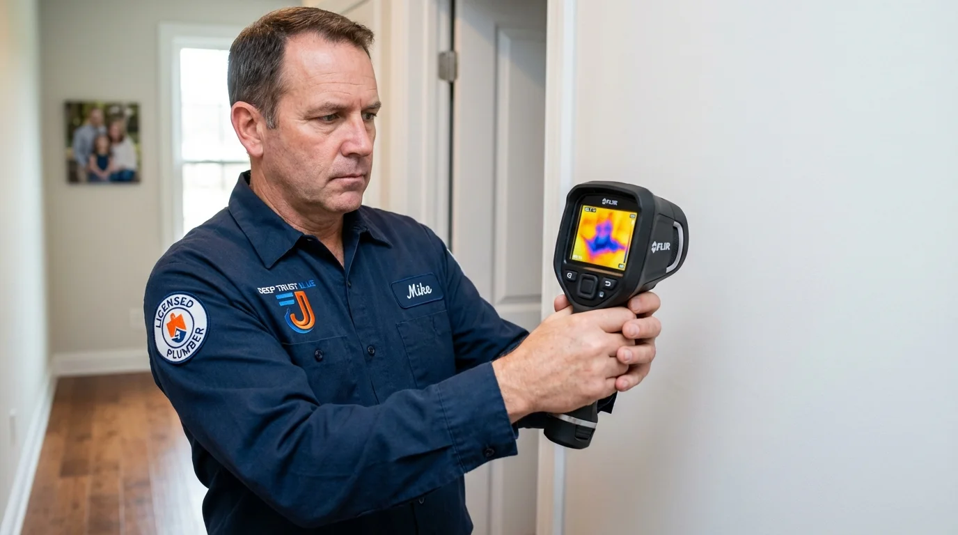 Thermal imaging leak detection by Johns Plumbing LLC in George West